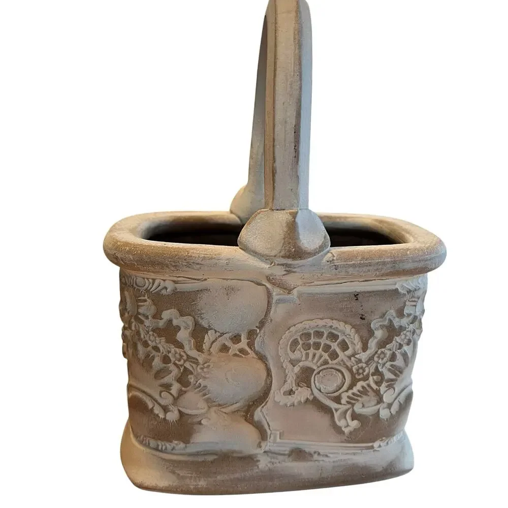 Rustic Frohreich Barn Buckets Pottery Planter Basket Vase Handmade Oregon USA